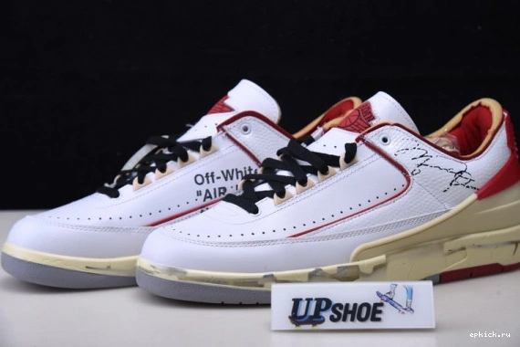 Cheap EP White Retro DJ4375-106 O-W SP DJ4375-106 Jordan Red 2 Low Air 0405